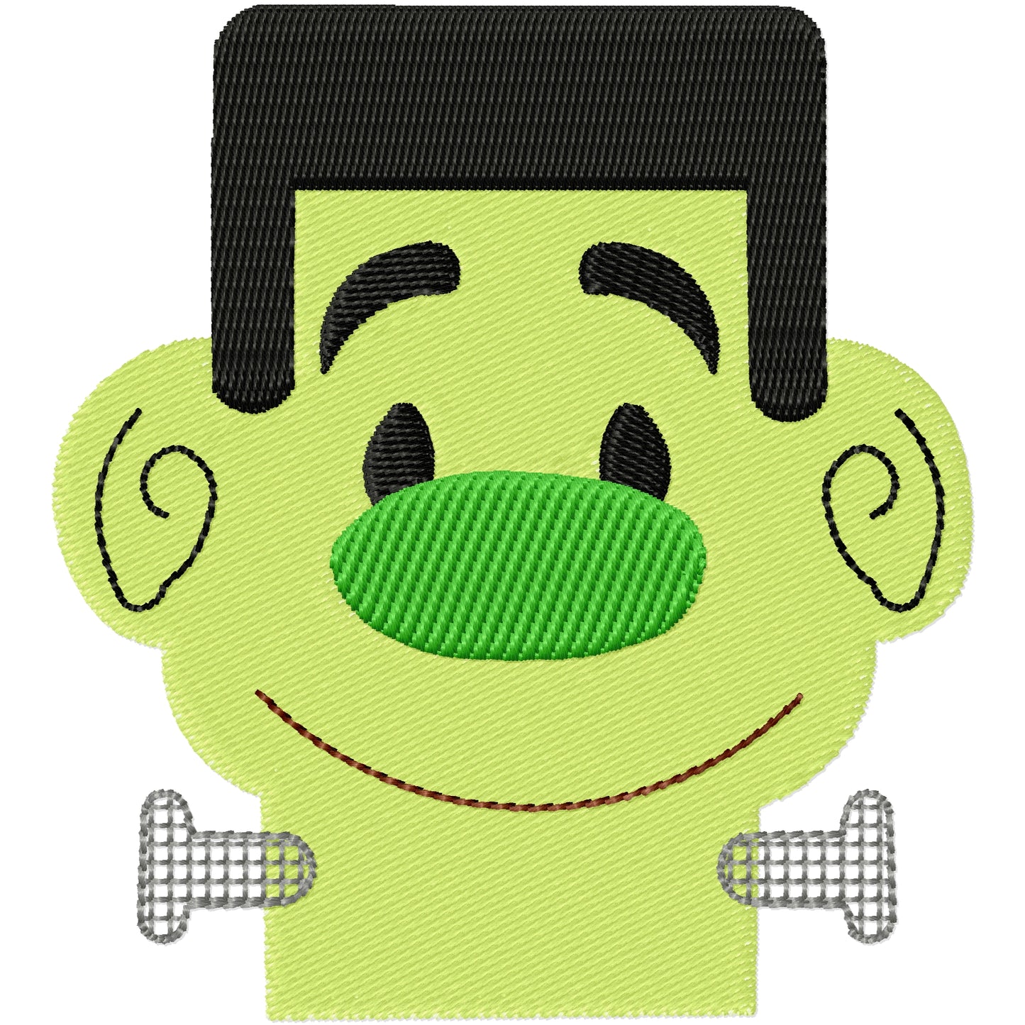 Monster mash Halloween machine embroidery design