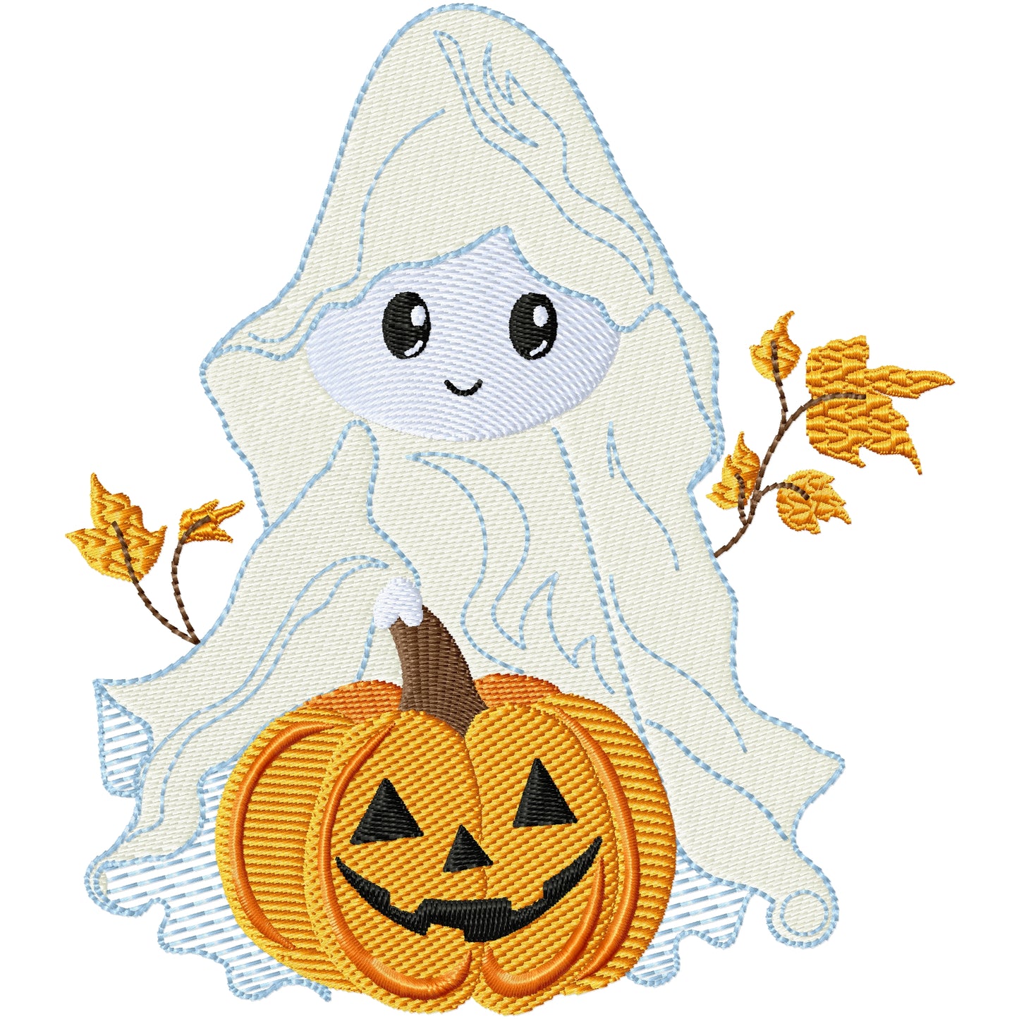 Sweet ghost 2 machine embroidery design