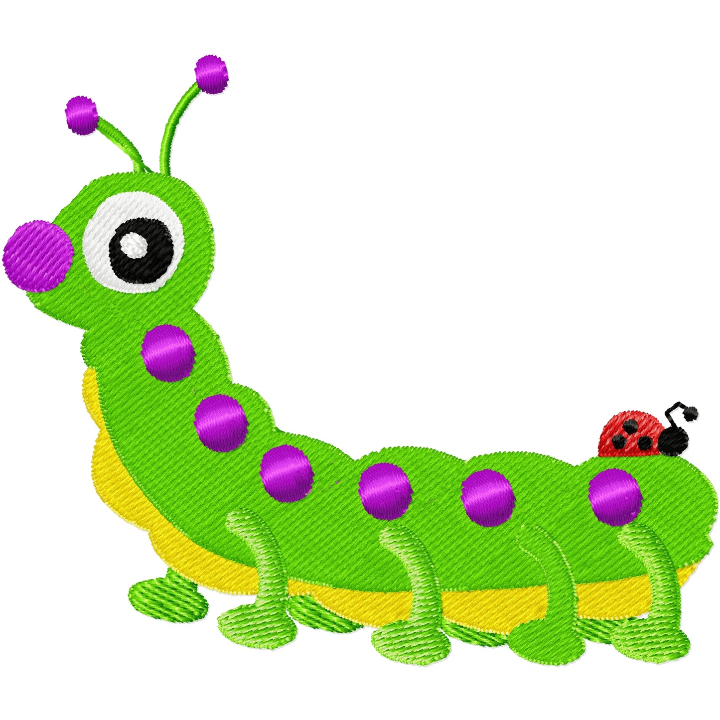 2 Bugs machine embroidery design