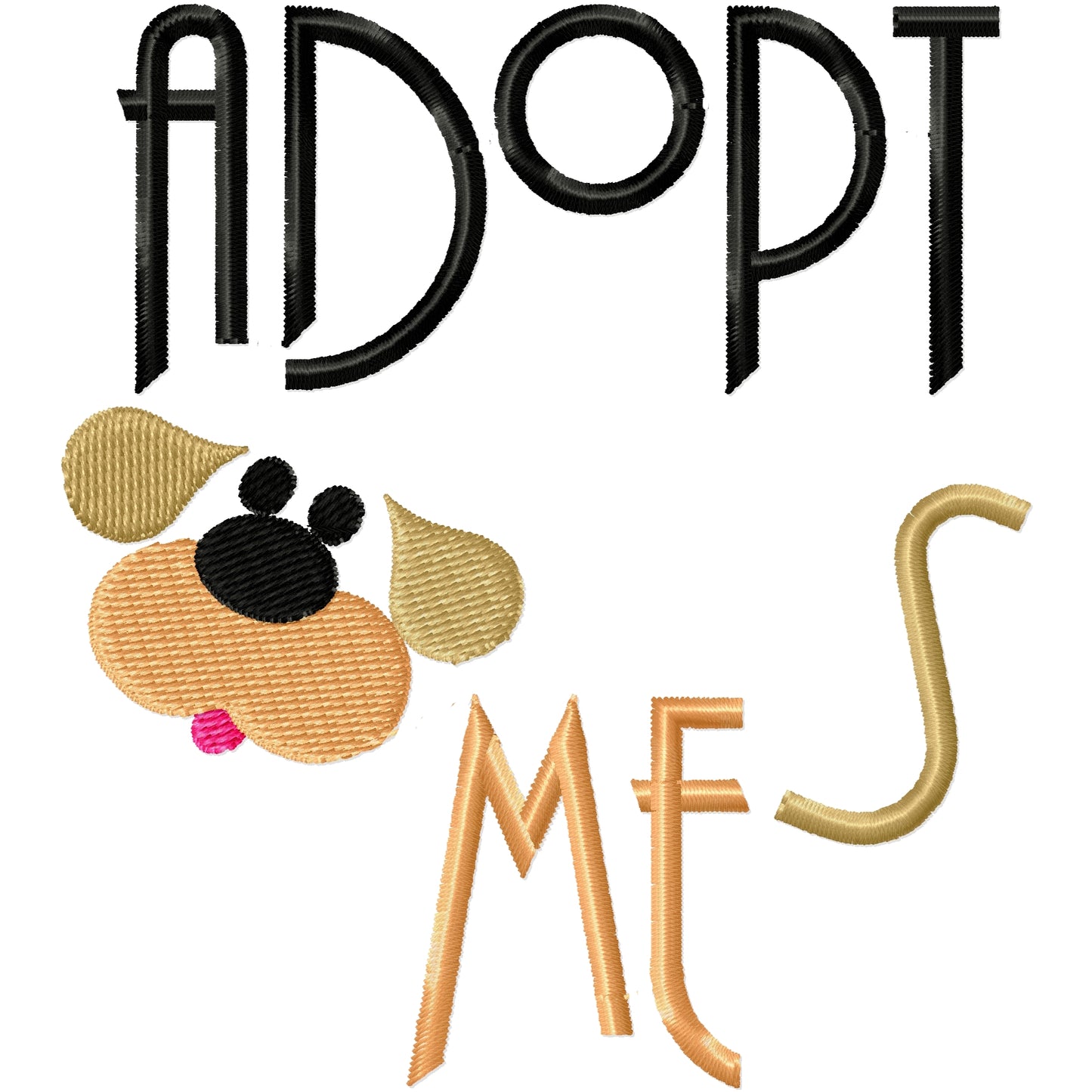 Adopt me machine embroidery design