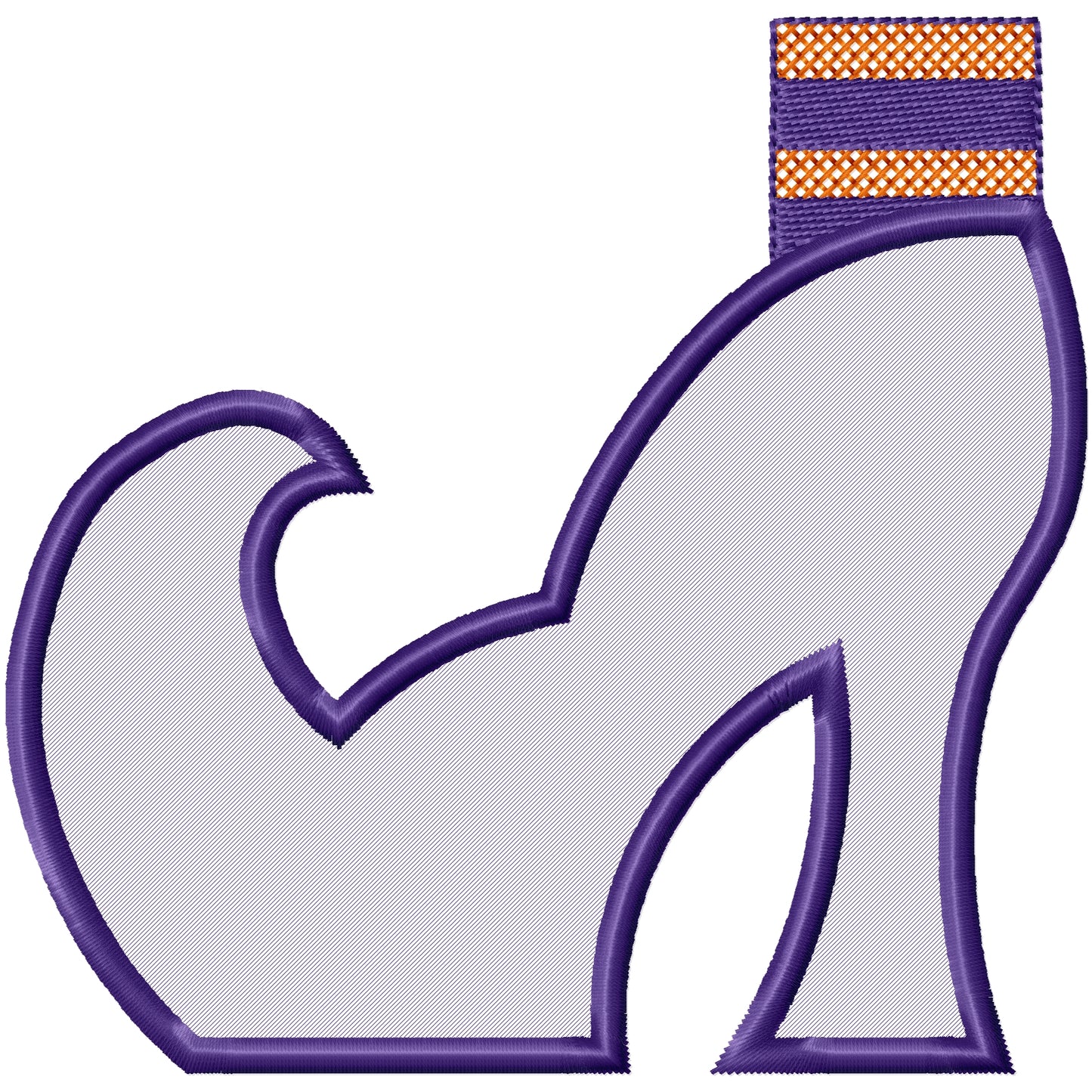Applique witches shoes machine embroidery design