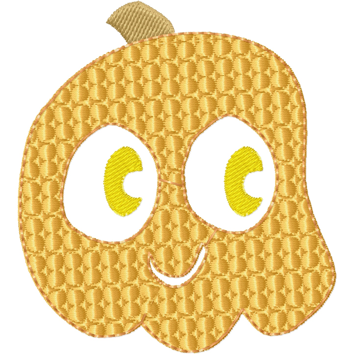 Baby pumpkin machine embroidery design