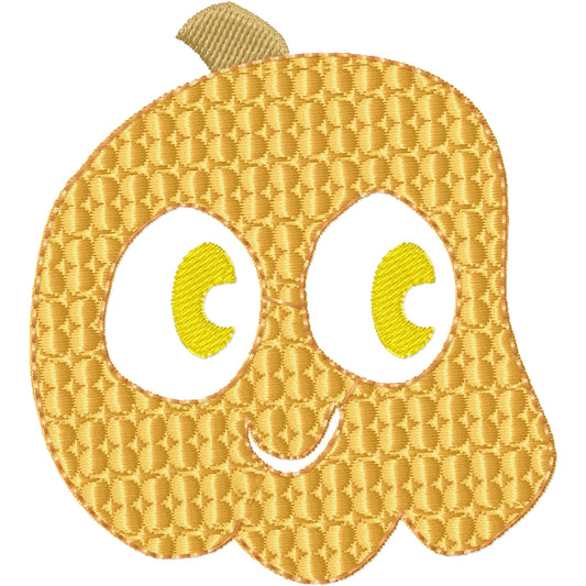 Baby pumpkin machine embroidery design