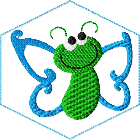Bugg 1 clippie machine embroidery design