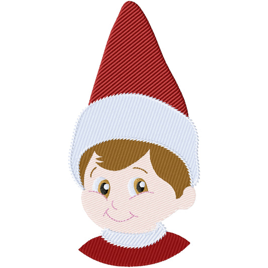 Boy Elf machine embroidery design 1   2 sizes