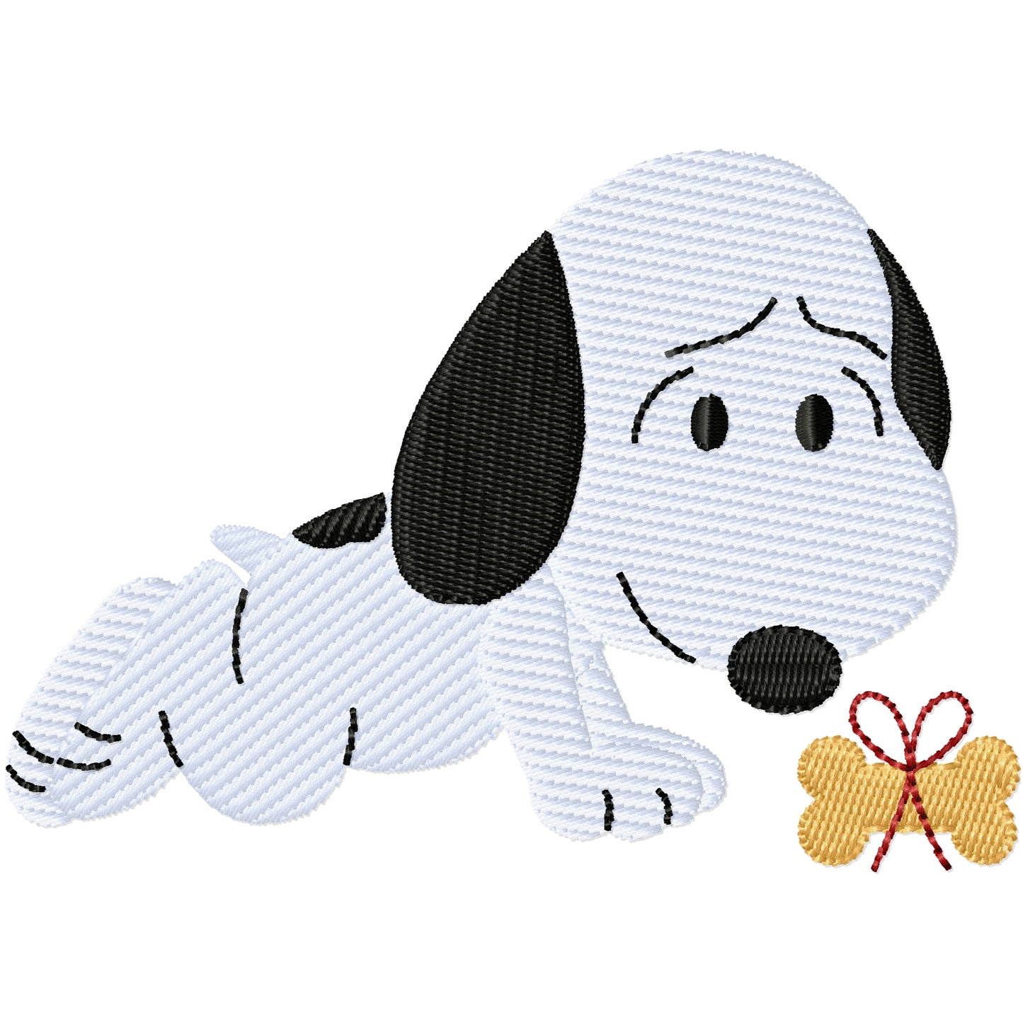 Snoops My gift machine embroidery design
