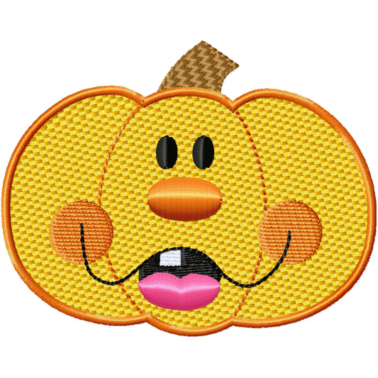 Pumpkin Eddie Machine embroidery design