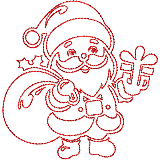 RW Santa 1 machine embroidery design