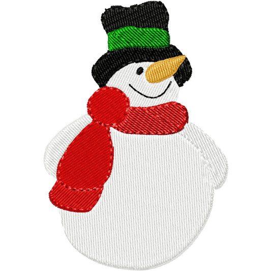 Snowman 1 machine embroidery design