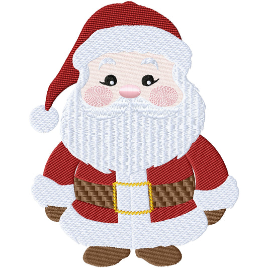 San 1 Santa machine embroidery design 2 sizes