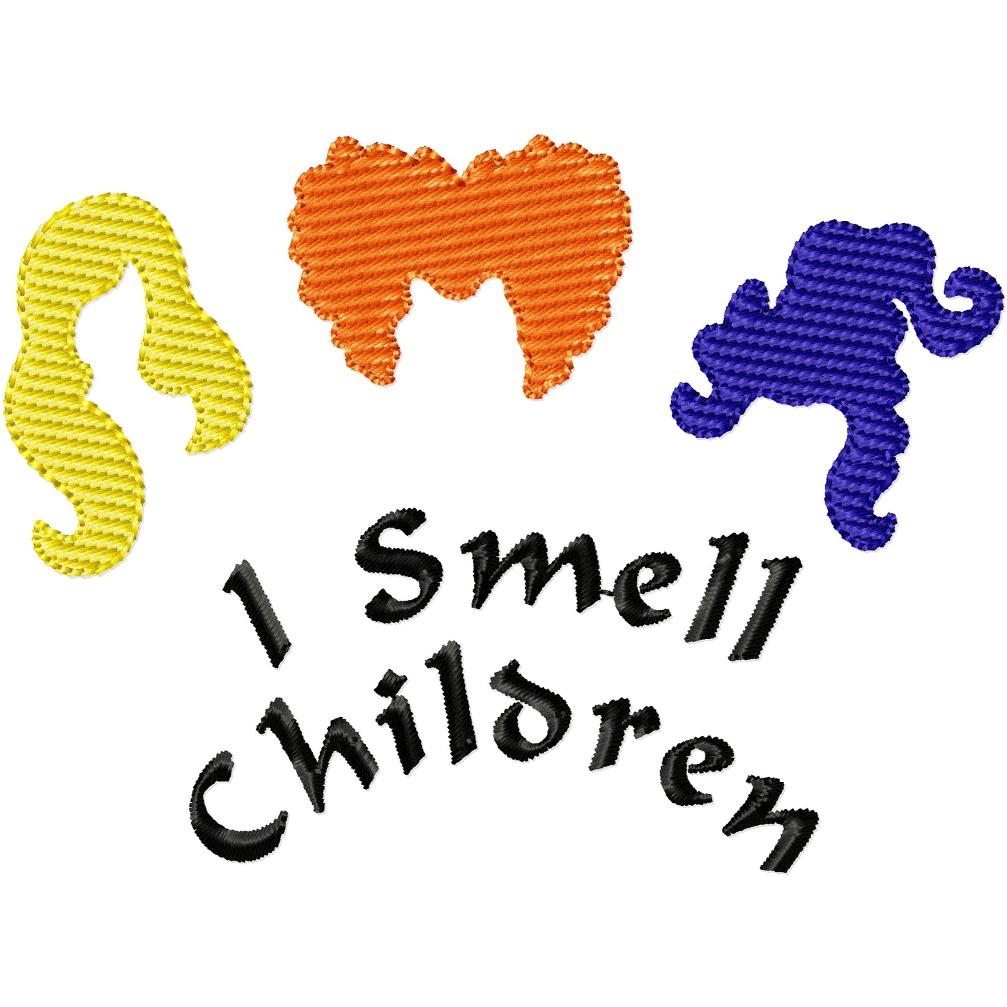 I smell children 1 Halloween machine embroidery design 3 sizes