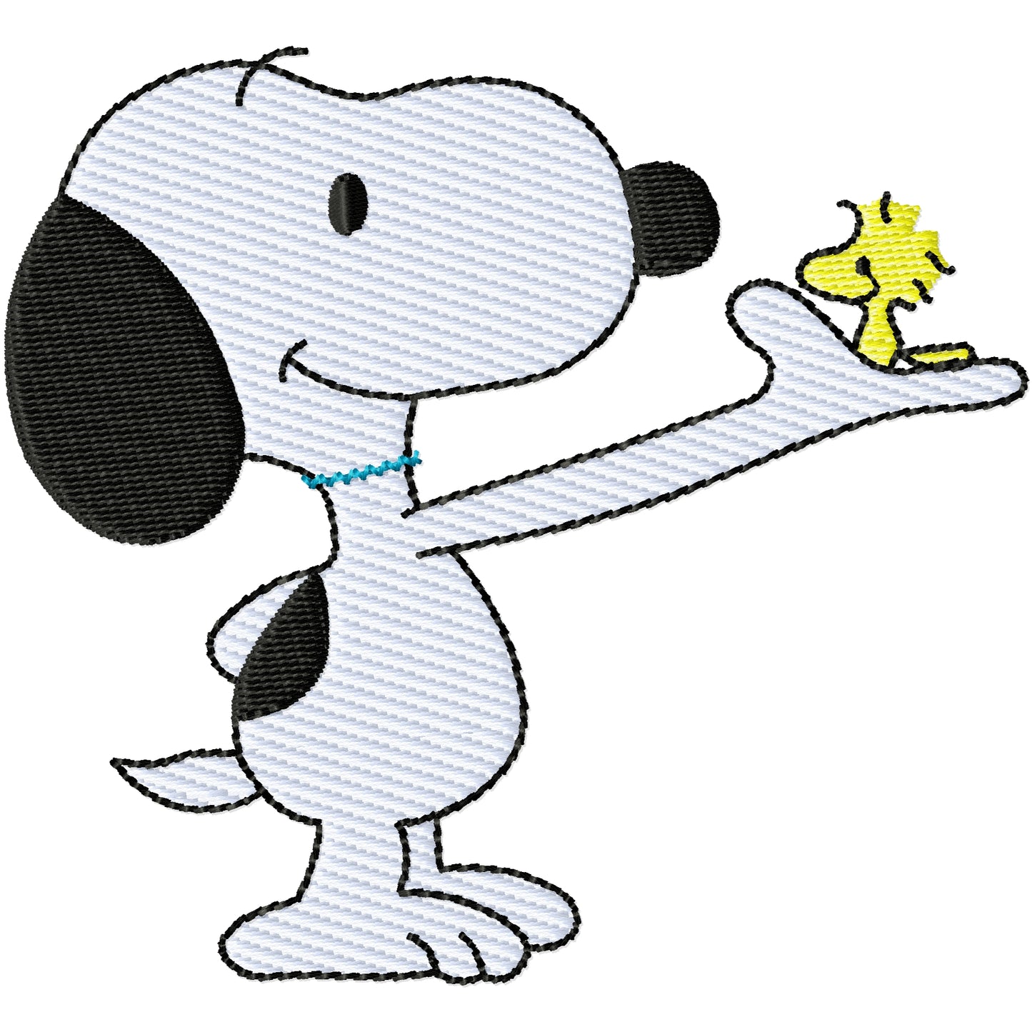 Snoo 3 Snoop and Woody machine embroidery design