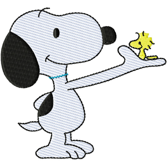 Snoo 3 Snoop and Woody machine embroidery design