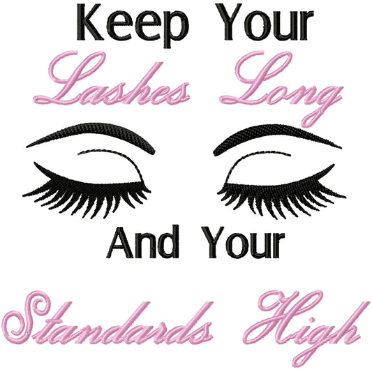 High standards machine embroidery design 2 sizes