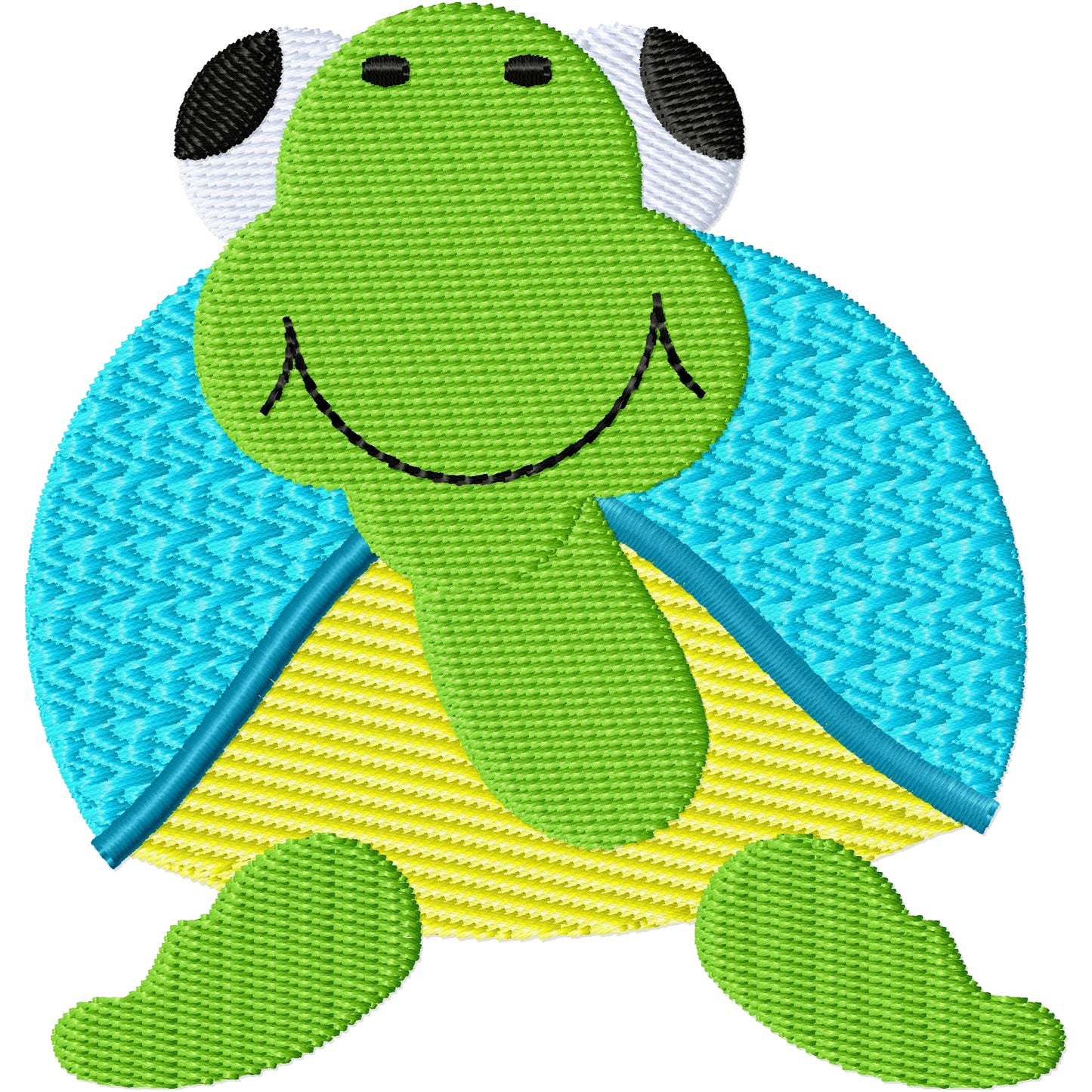 Turtles in my garden 2-2 machine embroidery design