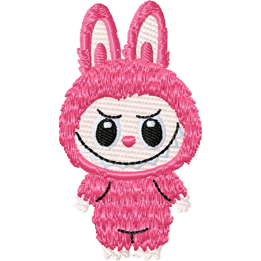 Tiny Laboo boo machine embroidery design customer request